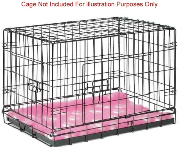 Dog crate with vet bed