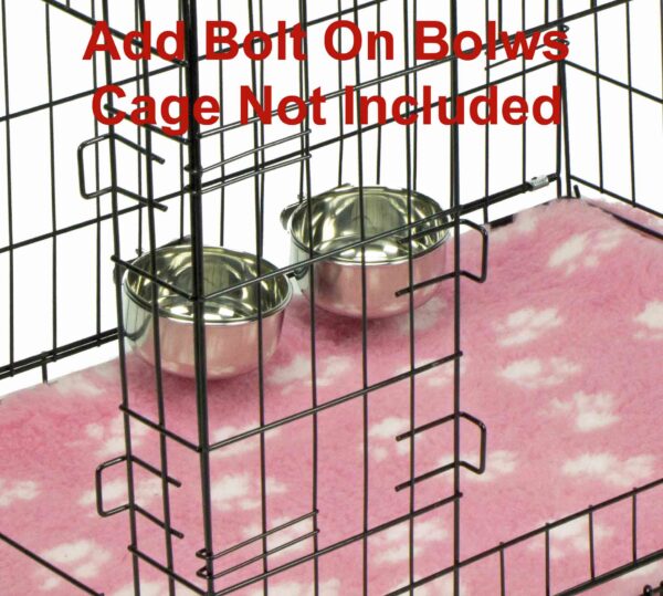 dog crate bowls